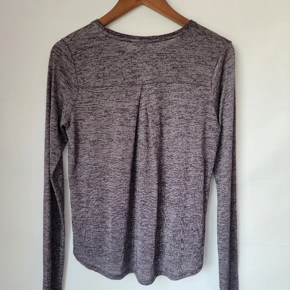 VINCE Heather Long Sleeve Tee - Picture 3 of 4